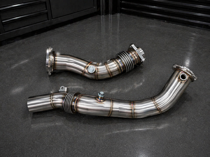 F8X S55 Downpipes