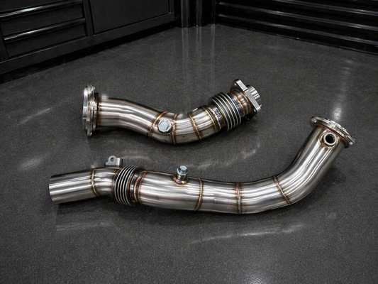 F8X S55 Downpipes
