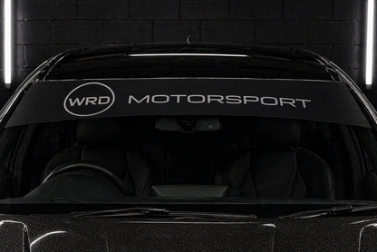 WRD Motorsport Sun strip.