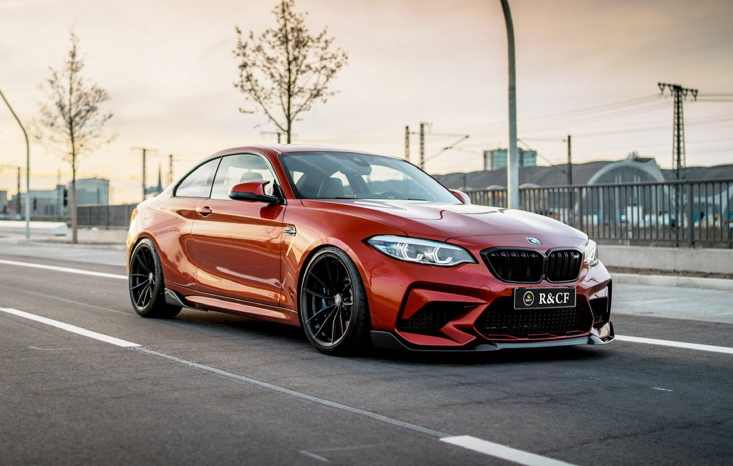 BMW F87 M2C CS Style Front Splitter